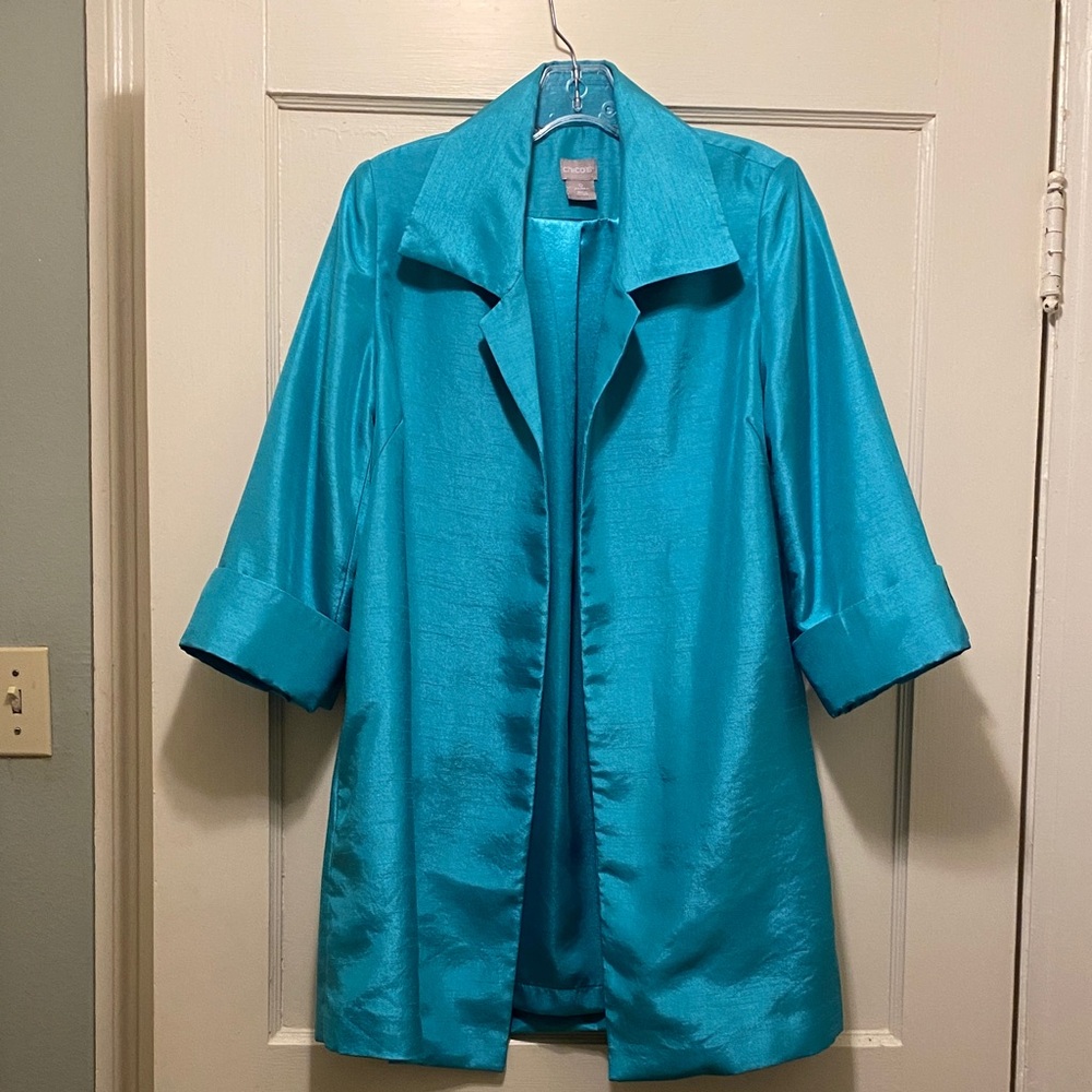 Chico's Elegant Teal Jacket